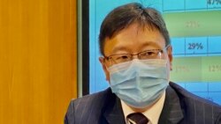 香港浸會大學政治及國際關係學系副教授陳家洛表示，民調結果反映人大修改香港選舉制度的決定不得人心，甚至民主之路已經斷了。（美國之音 湯惠芸）