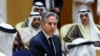 Menteri Luar Negeri AS Antony Blinken menghadiri pertemuan menteri kemitraan Negara-negara Teluk dan AS di Riyadh, Arab Saudi untuk membahas krisis kemanusiaan di Gaza, Senin, 29 April 2024. (Foto: Evelyn Hocksein/Reuters)
