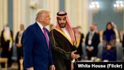 آرشیف - محمد بن سلمان و رییس جمهور ترمپ