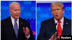 VaJoe Biden naVaDonald Trump