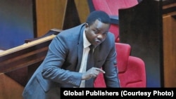 Godbless Lema aliyekuwa mbunge wa Arusha akizungumza bungeni (Picha ya Maktaba)