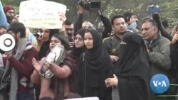 အိန္ဒိယဆန္ဒပြပွဲ မွတ်စလင်အမျိုးသမီးတွေ တက်ကြွ