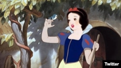 Image tirée du dessin animé Blanche Neige et les sept nains.