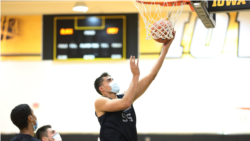 Luka Garza na jednom od prvih treninga prije početka sezone 20/21.