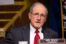 資料照：美國參議院外交關係委員會主席吉姆·裡施（Jim Risch）