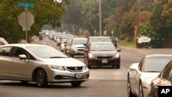 Евакуація в Сономі, штат Каліфорнія.