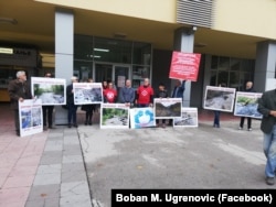 Sa protesta građanske inicijative "Sačuvajmo planinske reke Kraljeva", Foto: Facebook