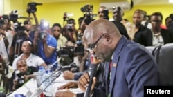 Mwenyekiti wa tume huru ya uchaguzi na mipaka Kenya, Wafula Chebukati.