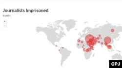 Waandishi wanaofanya kazi na CPJ walioko jela