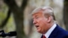 Predsednik Tramp na konferenciji za medije ispred Bele kuće (Foto: Rojters) 