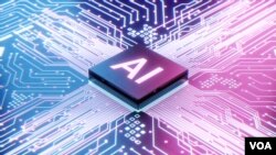Picha ya kisayansi ikonyesha mtambo wa AI kwenye kompyuta.