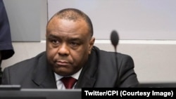 Jean Pierre Bemba akiwa mahakamani, tjhe Hague June 8, 2018. (Twitter/CPI)