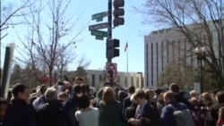 Street Section Outside Russian Embassy Dedicated to Fallen Opposition Leader