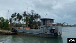 FILE - Ream Naval Base, Preah Sihanouk Province, in February 2021. (Aun Chhengpor/VOA Khmer)