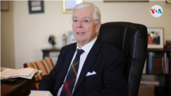 El excanciller nicaragüense Francisco Aguirre Sacasa. [Foto: Houston Castillo, VOA]