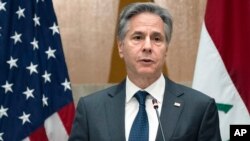 Američki državni sekretar Entoni Blinken govori u Stejt departmentu (Foto: AP/Jacquelyn Martin)