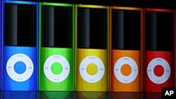 Máy nghe nhạc iPod.