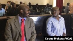 Rafael Marques e Mariano Brás no Tribunal
