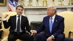 El presidente Donald Trump y su homólogo francés, Emmanuel Macron, subrayaron la importancia de garantizar la estabilidad de Ucrania