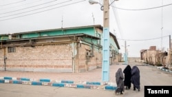 نمایی از سالن زندان قرچک ورامین (شهرری) در جنوب تهران 