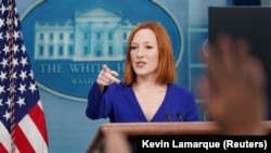 Predstavnica za medije Bele kuće Džen Psaki (Foto: REUTERS/Kevin Lamarque )