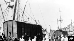 راه آهن سراسری ایران در بندر شاهپور در دوران جنگ جهانی دوم - ۲۵ ژوئن ۱۹۴۲