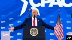 Predsjednik Donald Trump govori na Konferenciji konzervativnog političkog djelovanja (CPAC).