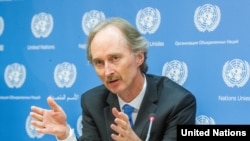 ဆီးရီးယားနိုင်ငံဆိုင်ရာကုလသမဂ္ဂ အထူးကိုယ်စားလှယ် Geir Pederson