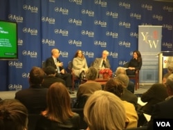 亞洲協會舉行川普亞洲行討論會 (美國之音 方冰拍攝)