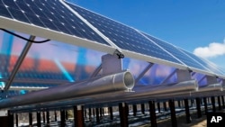 Tashar makamshi ta zafin rana dake ba wata karamar hukuma lantarki