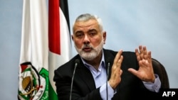 Le chef de file du Hamas, Ismaïl Haniyeh, à Gaza, le 23 janvier 2018.