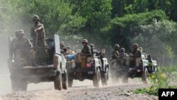 کاروان نظامیان امریکایی در ساحۀ کرم، ایالت خیبر پشتونخوا پاکستان