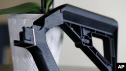 Una foto del 15 de marzo de 2019, muestra un acelerador de armas en Harrisonburg, Virginia. Los dispositivos fueron prohibidos el 26 de marzo de 2019, decenas de miles fueron destruidos por los propietarios o entregados a las autoridades.