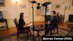 Степан Полторак, міністр оборони України, під час інтерв'ю у Вашингтоні