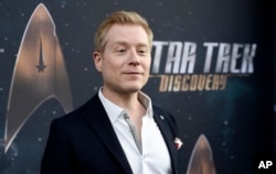 Actor Anthony Rapp, miembro del elenco de "Star Trek: Discovery", en el estreno de la nueva serie de televisión en Los Angeles, el 19 de septiembre de 2017.