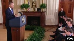 “Hay demasiadas personas sufriendo en este país como para que nosotros no hagamos nada", remarcó Obama ante la prensa destacada en la Casa Blanca.