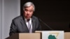 Le Secrétaire général des Nations Unies, Antonio Guterres, prononce son discours lors de l'ouverture et de la première session de la Conférence internationale de Tokyo sur le développement de l'Afrique (TICAD) à Yokohama le 28 août 2019.