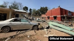 TNLA က ထုတ်ပြန်တဲ့ ကျောက်မဲမြို့ ပြည်သူ့ဆေးရုံ လေကြောင်းတိုက်ခိုက်ခံရမှု မြင်ကွင်း။ ဇန်နဝါရီ ၂၅ (စနေနေ့)၊ ၂၀၂၅ ခုနှစ်။ ဓာတ်ပုံ - PSLF / TNLA / Telegram 