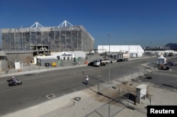 The aquatic venue is pictured at the 2016 Rio Olympic Park in Rio de Janeiro, Brazil, June 15, 2016. Picture taken on June 15, 2016.