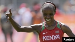 Jemimah Sumgong katika marathon