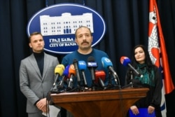 Gradska uprava Banjaluke na konferenciji za novinare predstavlja rezultate posljednjeg izvještaja o zagađenju u poslovnoj zoni Incel.