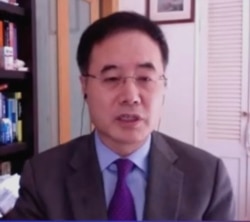 紐約法律學者虞平博士 (美國之音資料)