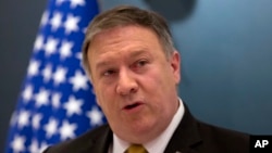 Waziri wa mambo ya nje wa Marekani, Mike Pompeo, April 29, 2018. 