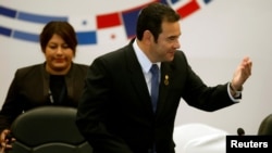 Le président du Guatemala, Jimmy Morales le 5 juin 2019.