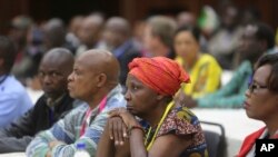 Wajumbe wa Kamati Kuu ya ZANU-PF katika mkutano