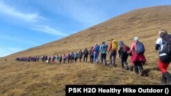 Планинарки се искачија на Титов врв, Шар Планина, Северна Македонија, 19 октомври, 2024 година.