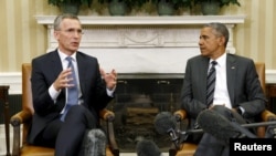 Єнс Столтенберґ і Брак Обама (архівне фото)
