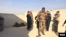 FILE - Lt. General Abdulwahab al-Saady is seen in the suburbs of Mosul, Iraq in this Nov. 12, 2016, photo.