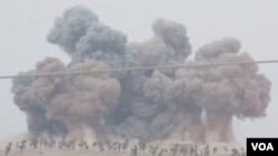 Russia carried out air attacks on Syria but the US disputed if those attacks were the right ones. 