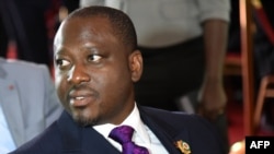 Le président de l'Assemblée nationale ivoirienne Guillaume Soro a Abidjan le 3 novembre 2015.